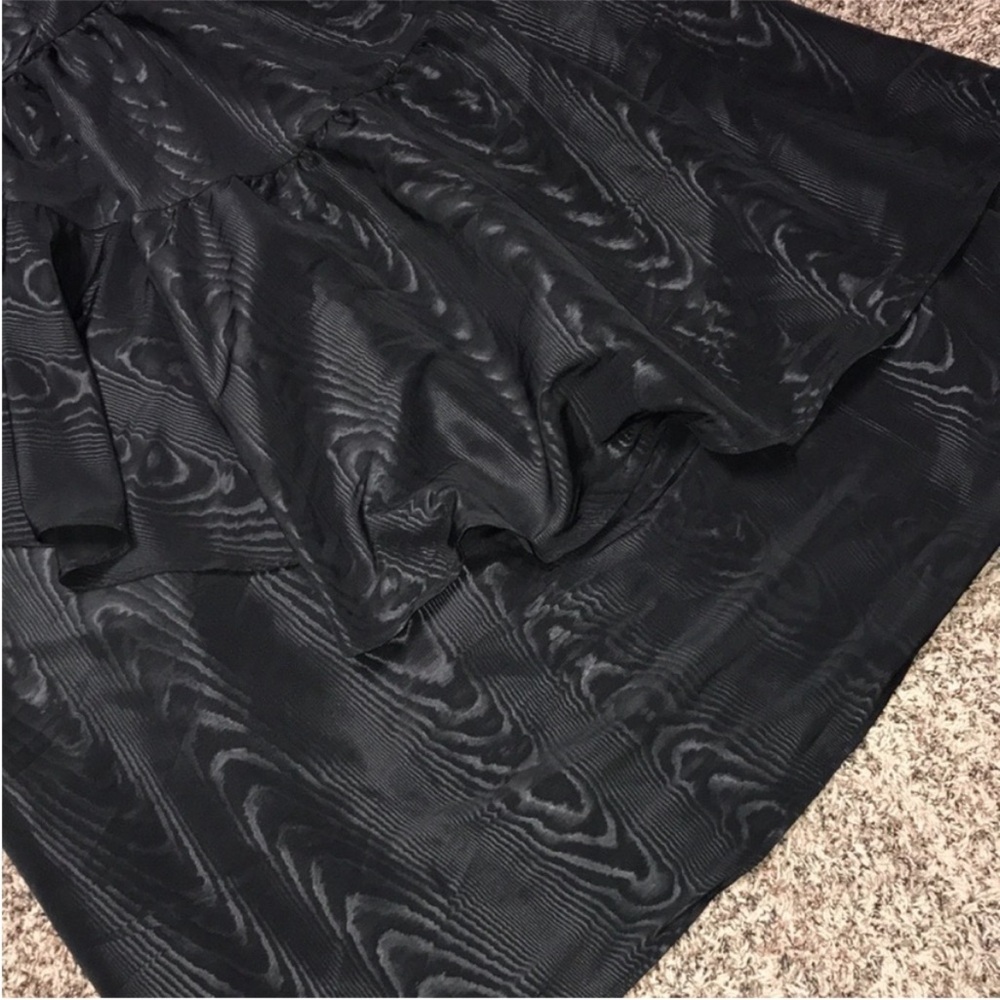 Kate Spade X Target Black Tiered Ruffle Asymmetrical Midi Dress Var Sizes | NWT - Picture 4 of 8